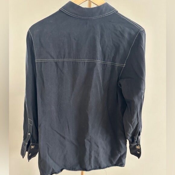 Topshop Button-Down Collared Shirt – Size 4 (US 4 / UK 6) - Picture 2 of 5
